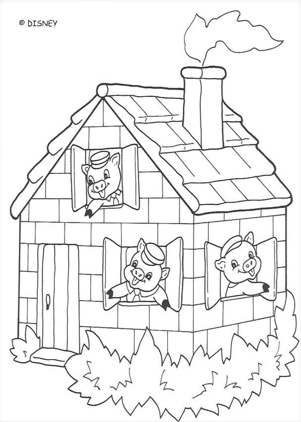 Coloriage D Un Cochon Three Little Pigs Gardo Contes Et Contes De Fées