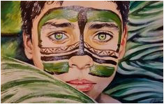 Coloriage D Un Garçon 14 Meilleures Images Du Tableau Dessins Portraits D asie