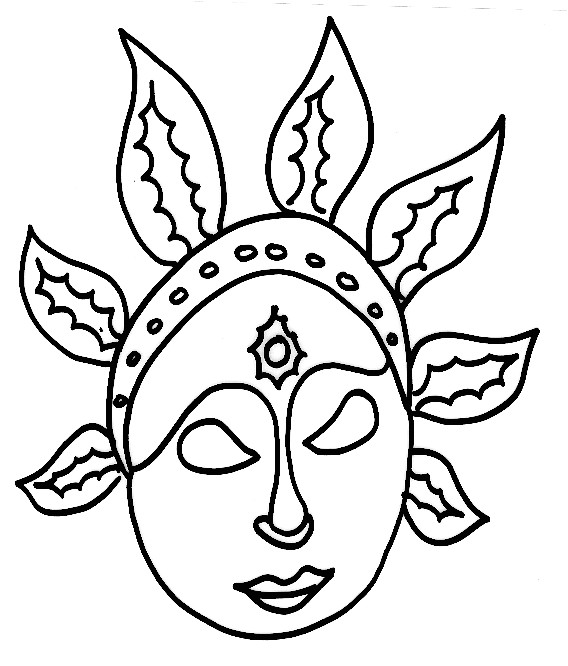 Coloriage D Un Masque Dessins Pour Colorier Des Enfants Coloriages D Enfants Coloriage D Un Masque Dessins Pour Colorier Des Enfants Coloriages D Enfants