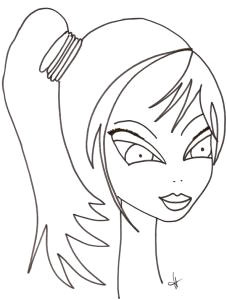 Coloriage D Un Visage Dessins De Visage à Colorier Sur Tête à Modeler
