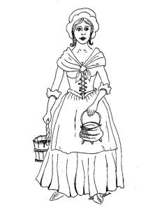 Coloriage D Une Femme Coloriage Femme à Imprimer Gratuitement