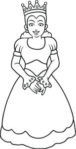 Coloriage D Une Reine Coloriage La Reine Turbulus Jeux Pour Enfants