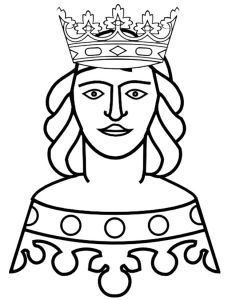 Coloriage D Une Reine Coloriage Reine à Imprimer Gratuitement