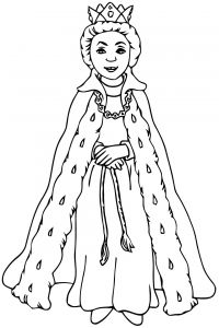 Coloriage D Une Reine Unique Coloriage D Une Reine