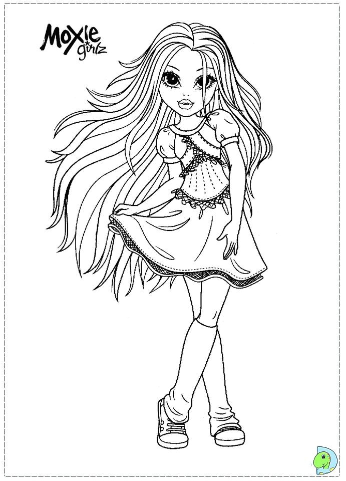Coloriage De 12 Ans Moxie Girlz Colouring Page Adult Coloring
