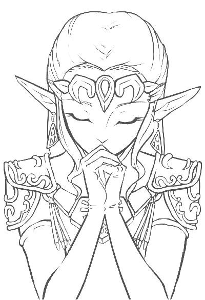 Coloriage De 4×4 A Imprimer Princess Zelda the Legend Zelda Ocarina Of Time