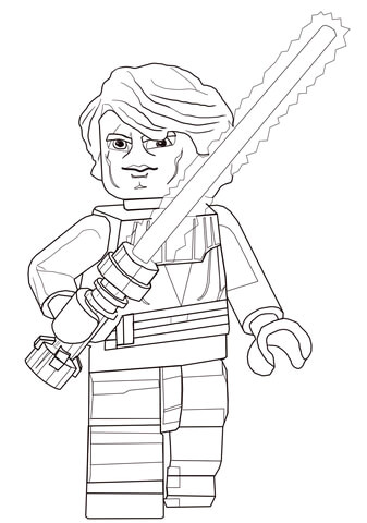 Coloriage De Anakin Skywalker Coloriage Anakin Skywalker