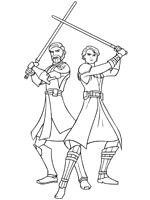 Coloriage De Anakin Skywalker Coloriage Clone Wars Sur top Coloriages Coloriages Clone