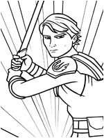 Coloriage De Anakin Skywalker Coloriage Clone Wars Sur top Coloriages Coloriages Clone