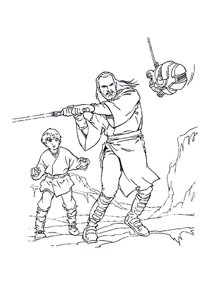 Coloriage De Anakin Skywalker Star Wars Anakin Skywalker 13 Films Archives