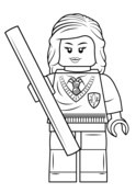 Coloriage De Baguette Magique Hermione Granger Lego Coloriage