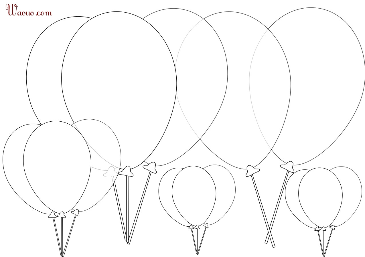 Coloriage De Ballon D Anniversaire Coloriage Ballon D’anniversaire à Imprimer Gratuit