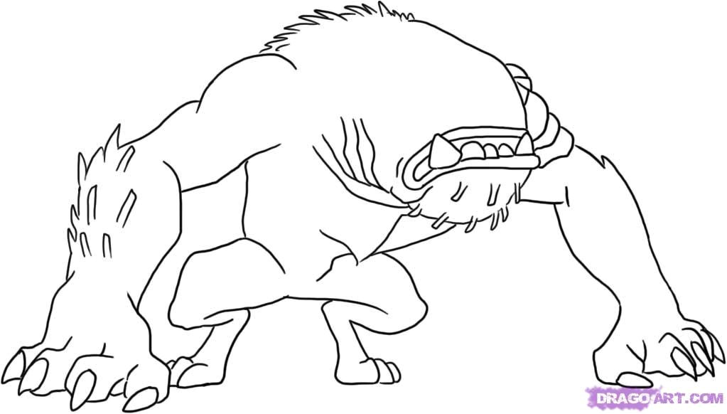 Coloriage De Ben 10 A Imprimer Ben 10 Alien Coloriage Ben 10 Alien à Imprimer