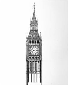 Coloriage De Big Ben 8 Best Big Ben Tattoo Images
