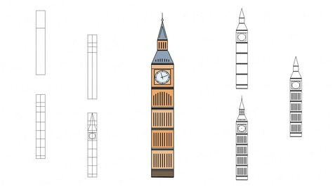 Coloriage De Big Ben Pinterest – ÐÐ¸Ð½ÑÐµÑÐµÑÑ