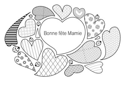 Coloriage De Bonne Fete Mamie Coloriage Pour Grand Prm05 Napanonprofits