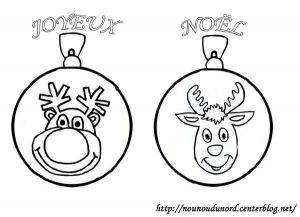 Coloriage De Boule De Noel Coloriage Noel Boules