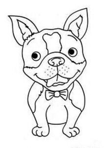 Coloriage De Bouledogue Francais Coloriage Bouledogue Français Activites Enfants