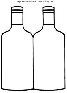 Coloriage De Bouteille De Vin Coloriage Bouteille