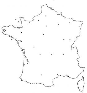 Coloriage De Carte De France Coloriage Carte De France à Colorier Par Département