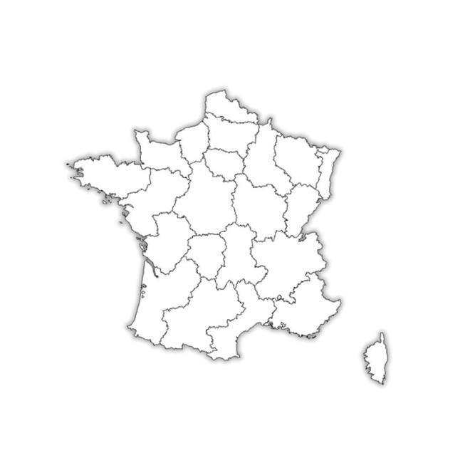 Coloriage De Carte De France Coloriage Carte De France Dessin Gratuit à Imprimer