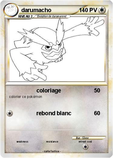 Coloriage De Carte De Pokemon Pokémon Darumacho 27 27 Coloriage Ma Carte Pokémon