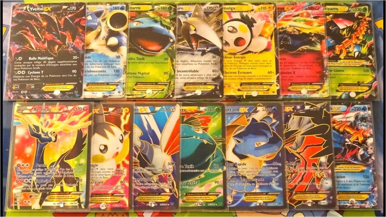 Coloriage De Carte De Pokemon toutes Les Cartes Pokémon Ultra Rares De Xy Des Ex Full