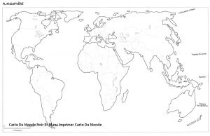 Coloriage De Carte Du Monde Coloriage Carte Du Monde Gratuit