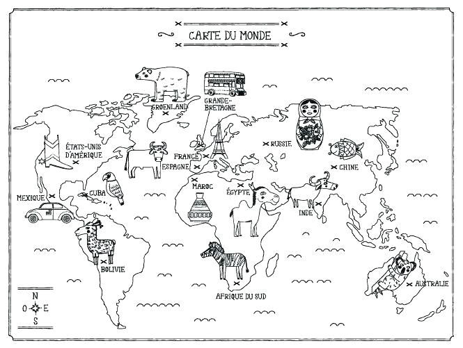 Coloriage De Carte Du Monde Coloriage Magique Carte Du Monde Coloriage Drapeau Cuba