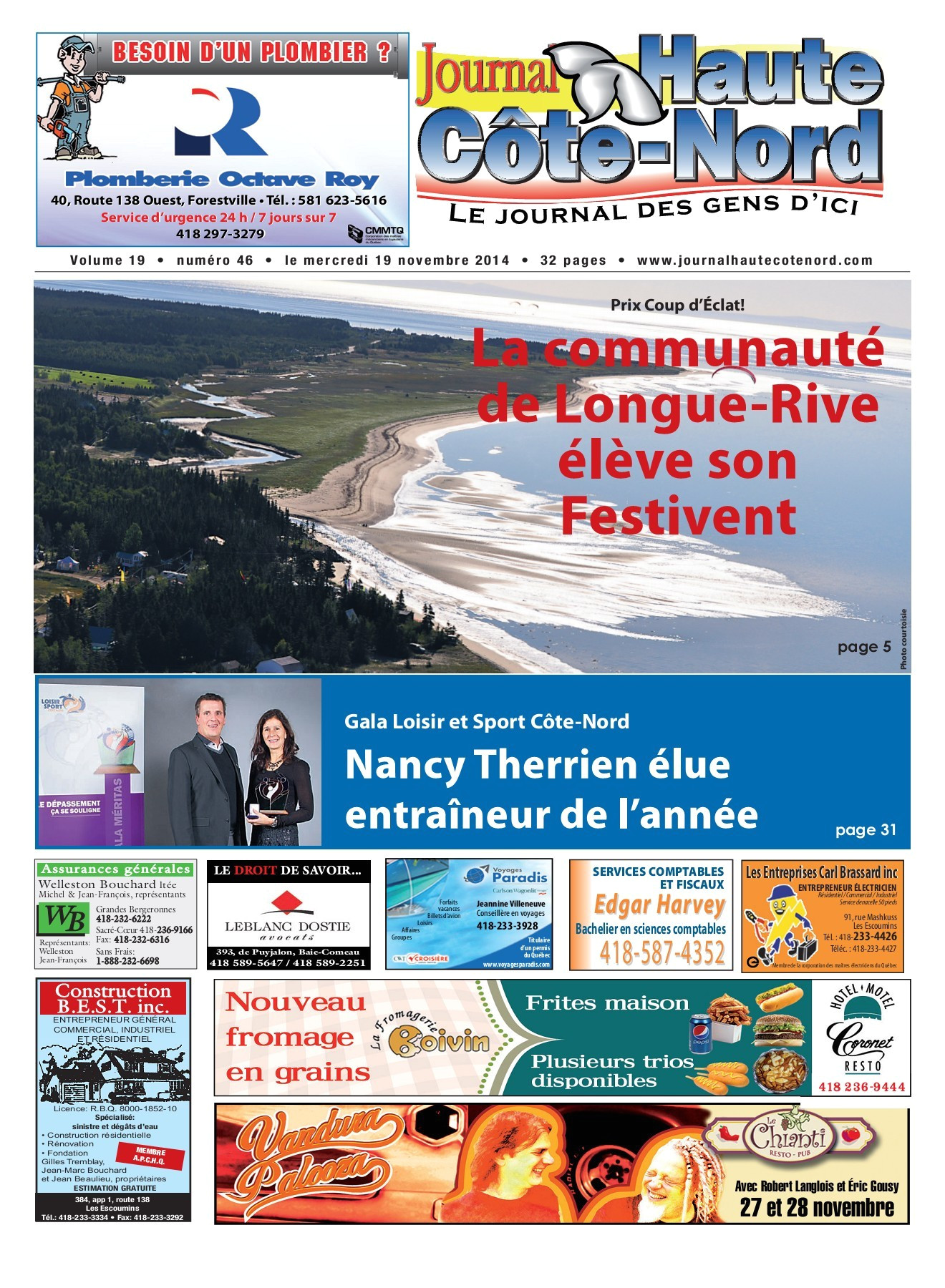 Coloriage De Champignons D Automne Le Haute C´te nord 19 Novembre 2014 Pages 1 32 Text