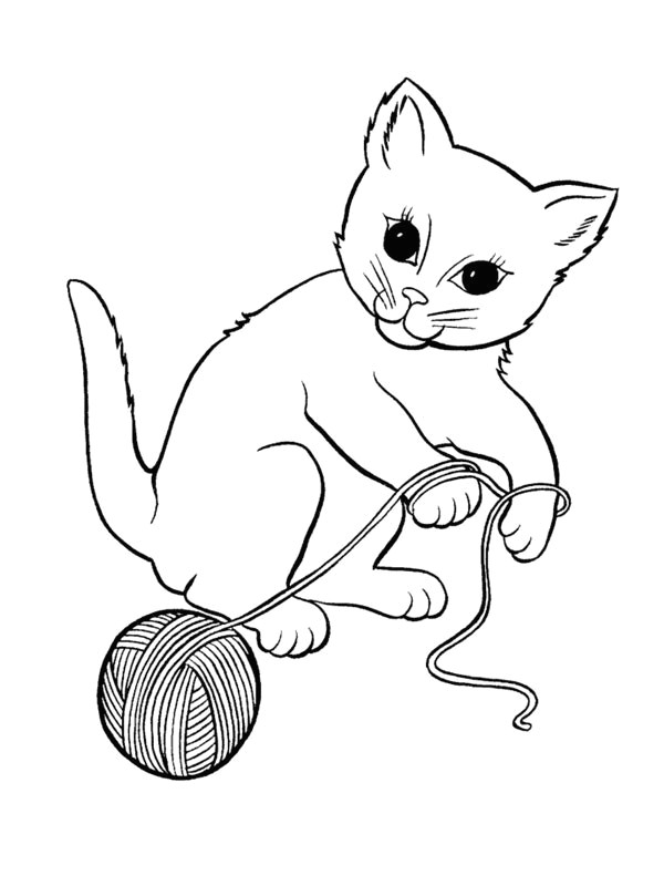 Coloriage De Chatons Gratuit Coloriage De Chat Trop Mignon A Imprimer Gratuit