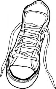Coloriage De Chaussure A Talon A Imprimer Chaussures Dessin De Face