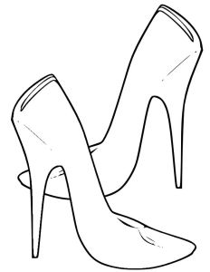 Coloriage De Chaussure A Talon A Imprimer Coloriage Chaussure à Imprimer Gratuitement