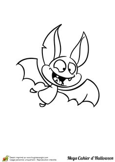 Coloriage De Chauve souris D Halloween Les 49 Meilleures Images De Coloriage Halloween