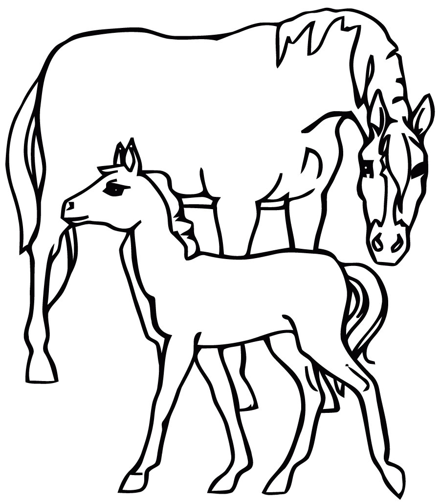 Coloriage De Chevaux En Ligne Gratuit Dessin A Imprimer De Cheval Printable Coloriage En Ligne