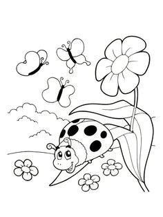Coloriage De Coccinelle à Imprimer 282 Meilleures Images Du Tableau Coccinelles