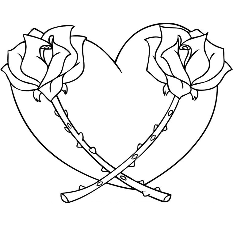 Coloriage De Coeur A Imprimer Gratuit Coloriage De Coeur D Amour
