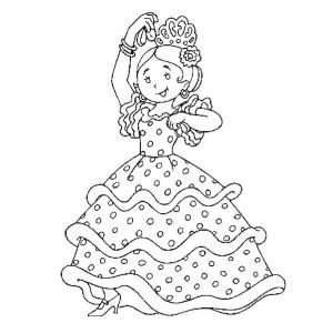 Coloriage De Danseuse Espagnole Épinglé Par Titi Tunis Sur Afriqueème