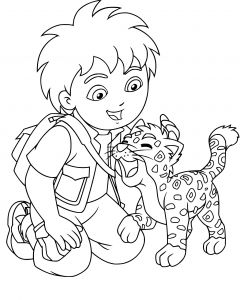 Coloriage De Diego A Imprimer Coloriage Go Diego Dessin à Imprimer Sur Coloriages Fo