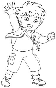 Coloriage De Diego A Imprimer Coloriages Go 5 Coloriage Diego Coloriages Pour Enfants