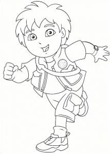 Coloriage De Diego A Imprimer Imprime Le Dessin à Colorier De Go Diego Go