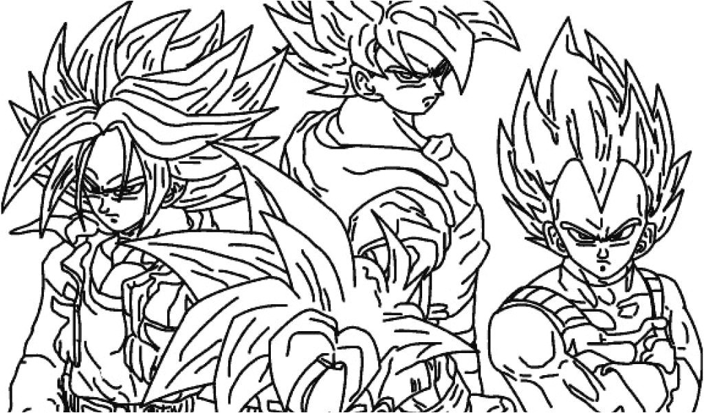 Coloriage De Dragon Ball Gt Coloriage Dragon Ball Gt Sangoku Super Sayen 4 Dessin De