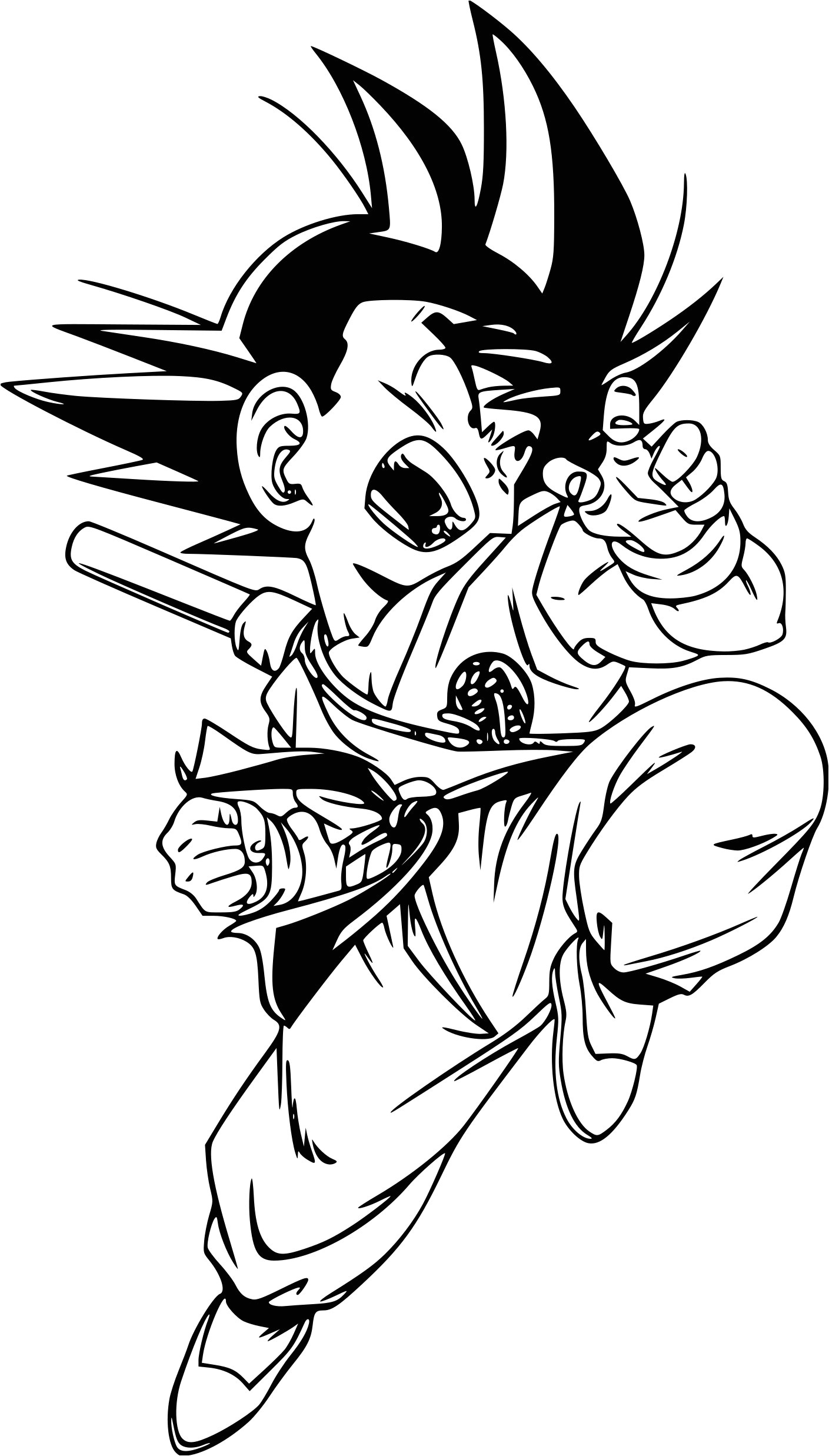 Coloriage De Dragon Ball Gt Génial Coloriage En Ligne Dragon Ball