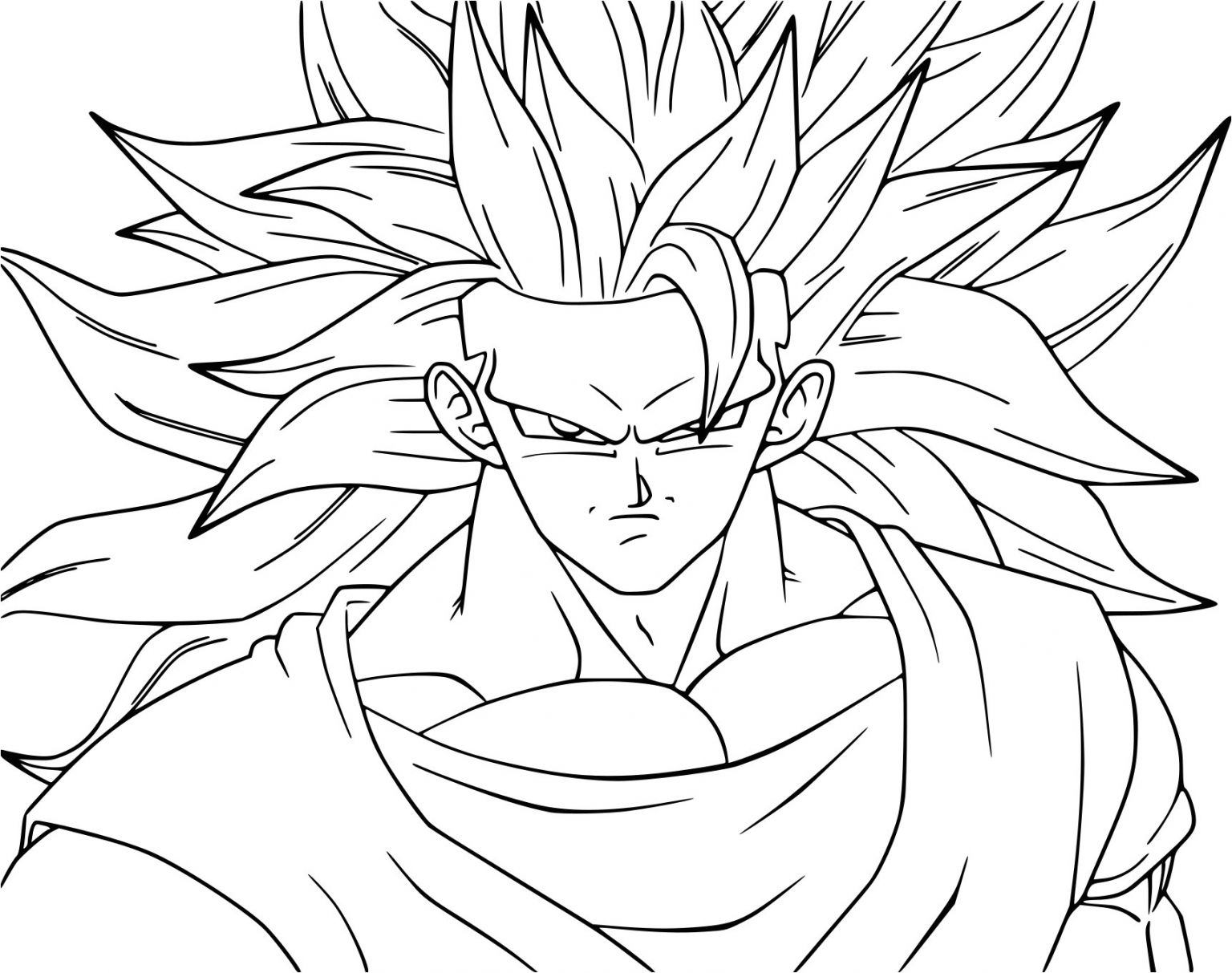 Coloriage De Dragon Ball Z Kai Coloriage Dragon Ball Z Kai à Imprimer