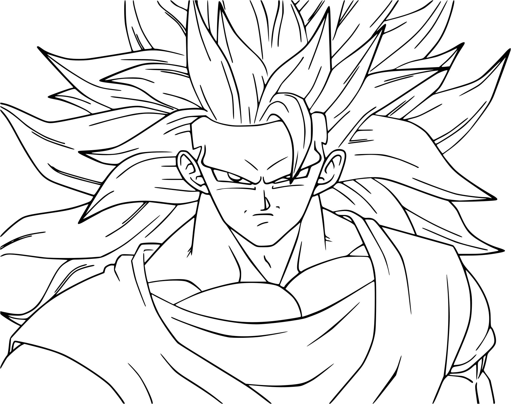 Coloriage De Dragon Ball Z Kai Coloriage Dragon Ball Z Kai à Imprimer Sur Coloriages Fo