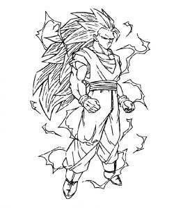 Coloriage De Dragon Ball Z Kai Dibujos Para Pintar De Goku Dragon Ball Kai Dragón