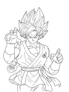 Coloriage De Dragon Ball Z Kai Dragon Ball Z Coloriages Pour Enfants
