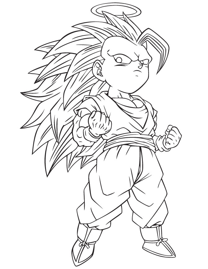Coloriage De Dragon Ball Z Kai Dragon Ball Z Kai Coloring Pages Gif Tattoo