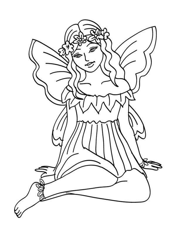 Coloriage De Fées Gratuit Fee Malvorlagen Kostenlos Zum Ausdrucken Ausmalbilder