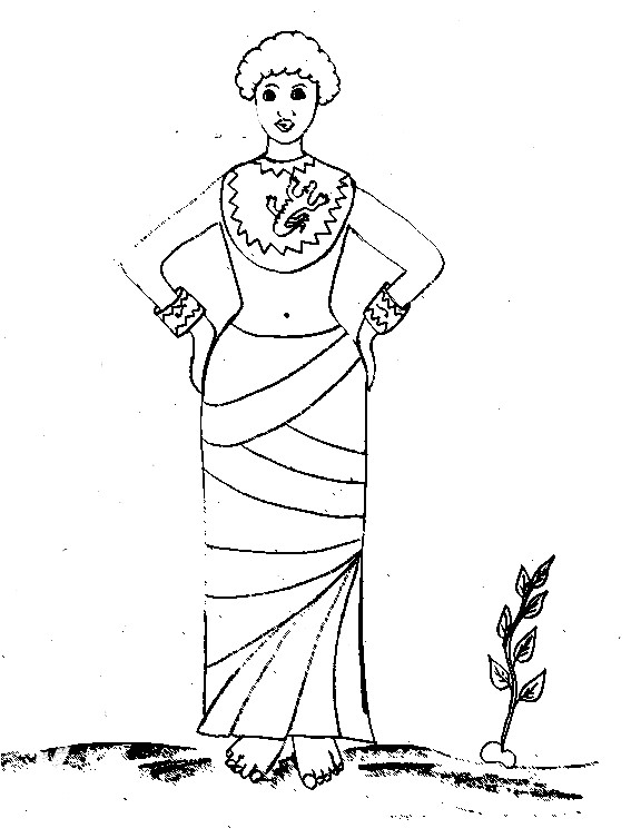 Coloriage De Femme Africaine Coloriages De Femme Africaine Tête à Modeler